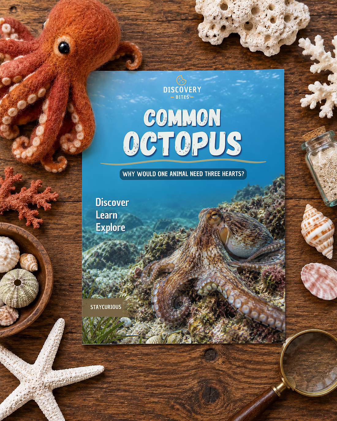 Discovery Bites Common Octopus printable cover